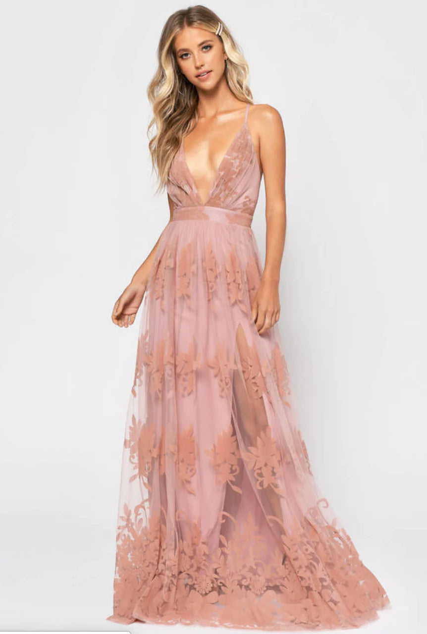 Promenade Maxi Dress - BLUSH