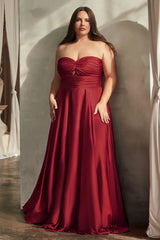 Madigan Gown - Burgundy