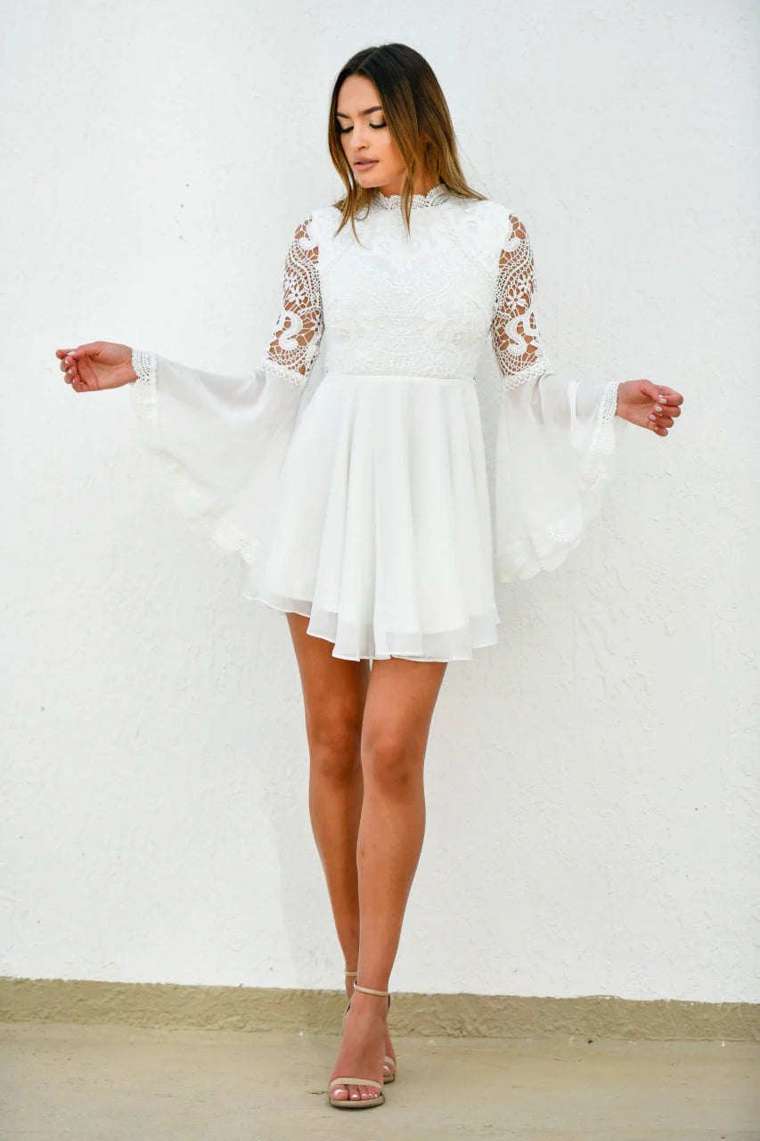 PAIGE DRESS - WHITE