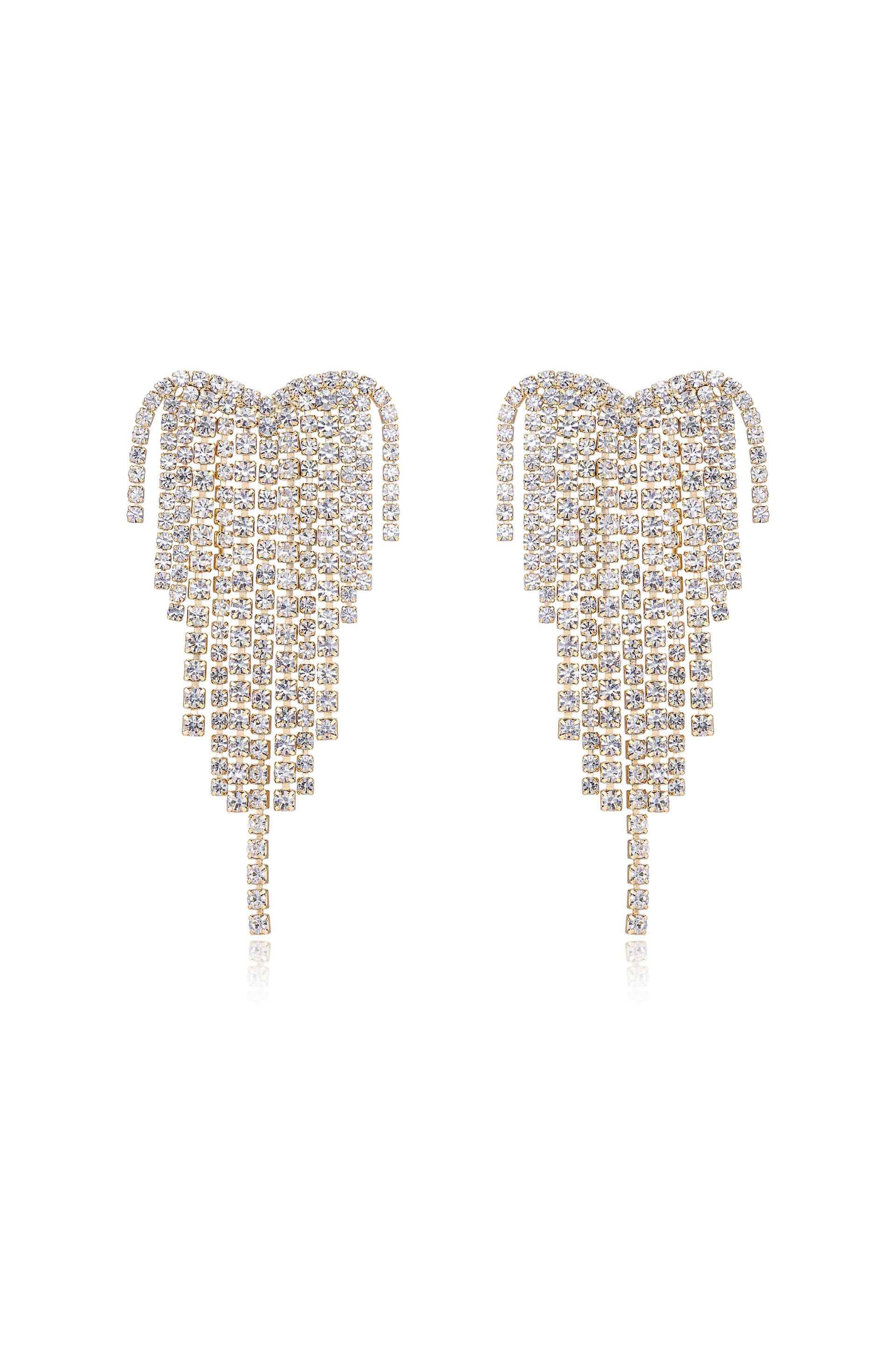 Gala Crystal Fringe Earrings