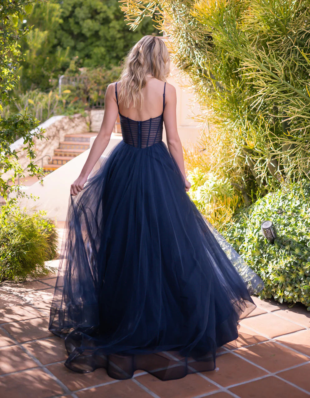 Yasmin Gown - Navy