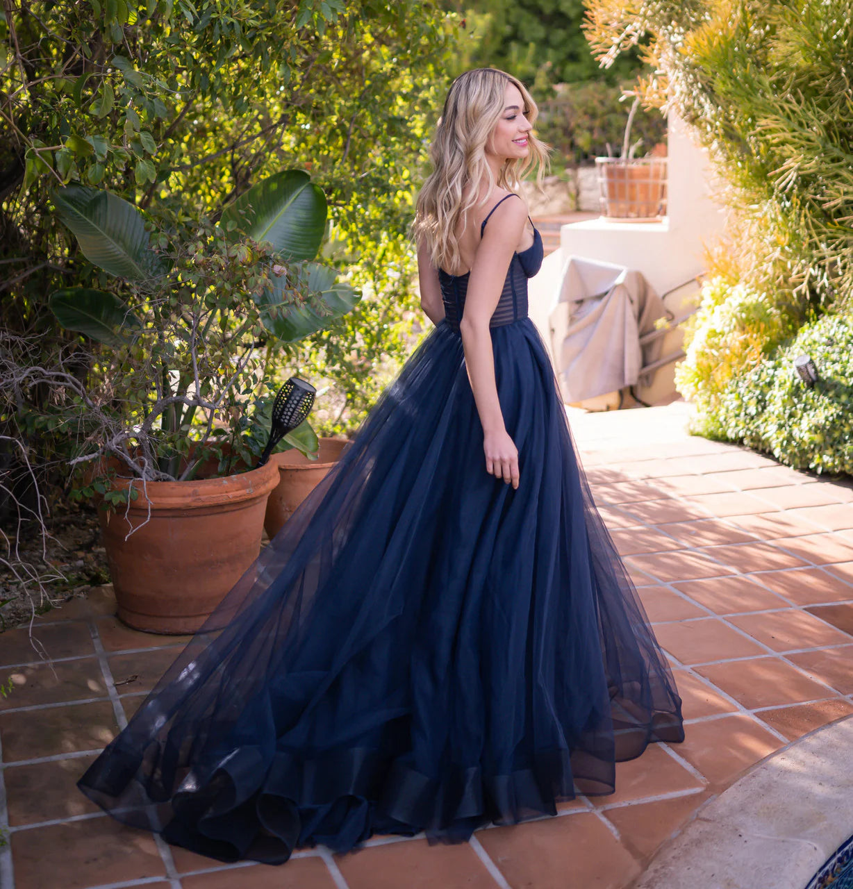 Yasmin Gown - Navy