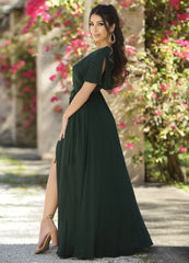 Size XS, Kari Maxi Dress - Emerald - FINAL SALE