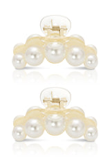 Pearl Hair Claw Set of 2