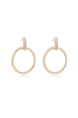 Classic Crystal Round Earrings