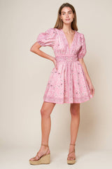 EXCEPTIONALLY PRISTINE WOVEN MINI DRESS