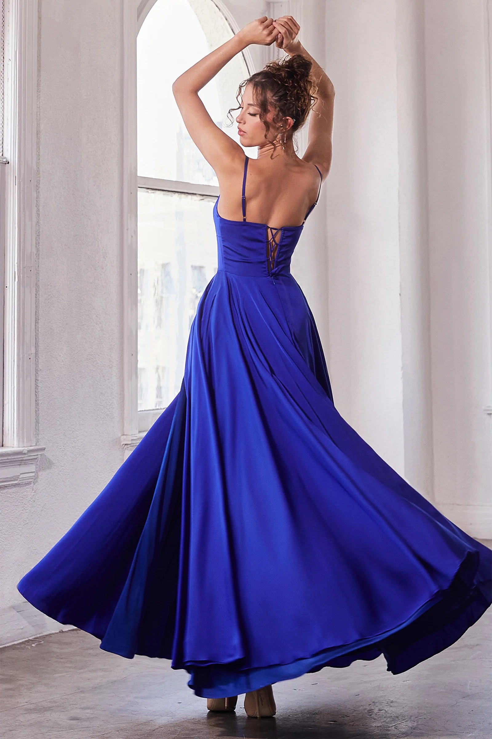 Justine Gown - Satin A-Line Gown