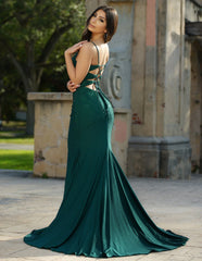 Natasha Gown - Emerald