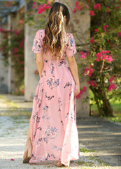 Kari Maxi Dress - Pink Floral - FINAL SALE