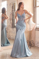 Mandi Gown - Dusty Blue