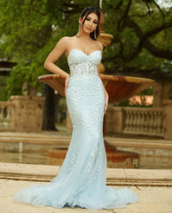 Reva Gown- Light Blue