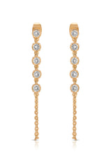 Crystal Chain Danglers Earring