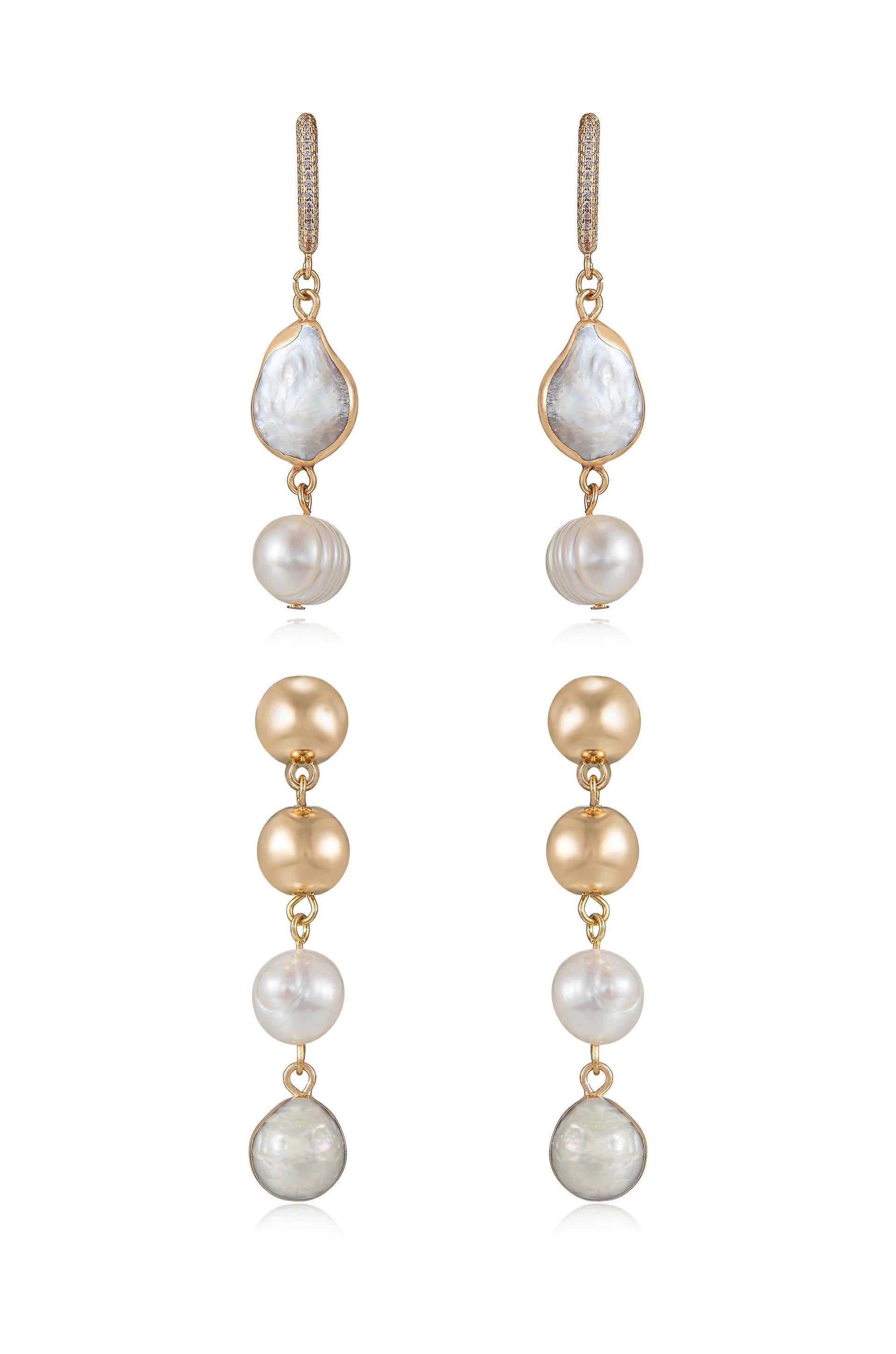 Duchess Pearl and Dangle Earrings