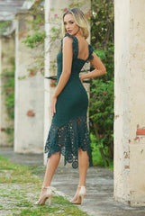 Giselle Dress - Emerald Green