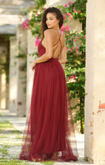 Sydney Maxi Dress - Wine