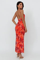 Kiana Maxi Dress - Orange