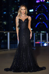 Size 2, Lyrica Gown - Black - FINAL SALE