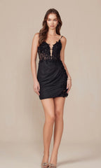 Gianna Mini Dress- Black