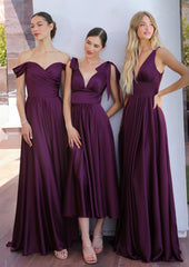 Kinsley Gown - Eggplant