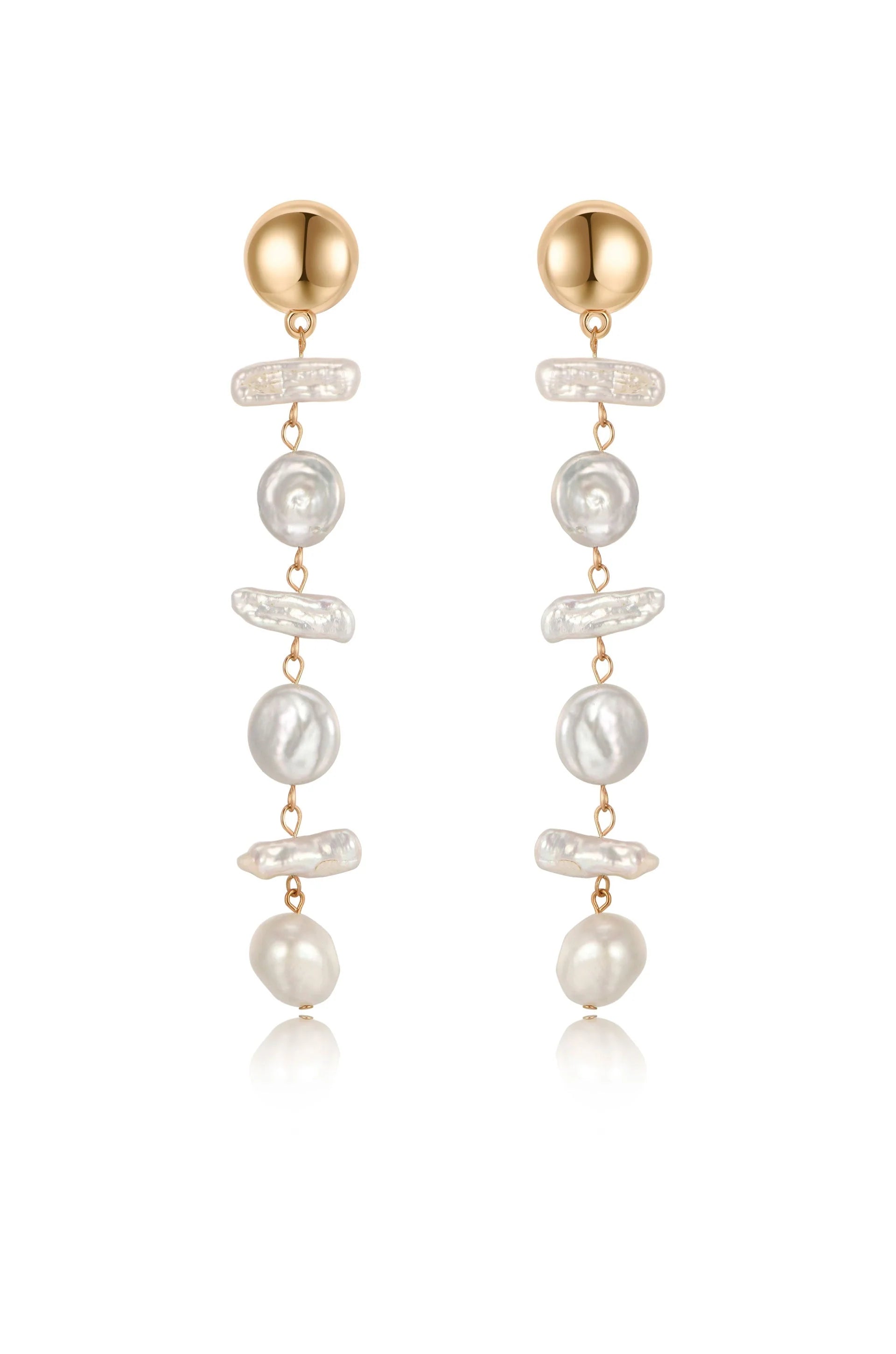 Ocean Secrets Freshwater Pearl Dangle Earrings