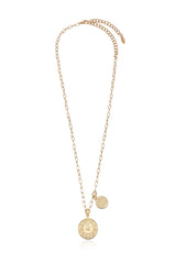 Simplicity Coin & Chain Necklace