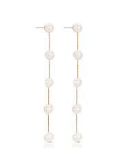 Dripping Pearl Delicate Drop Earrings