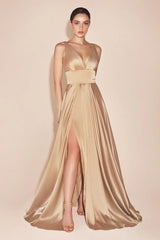 Kinsley Gown - Champagne Gold