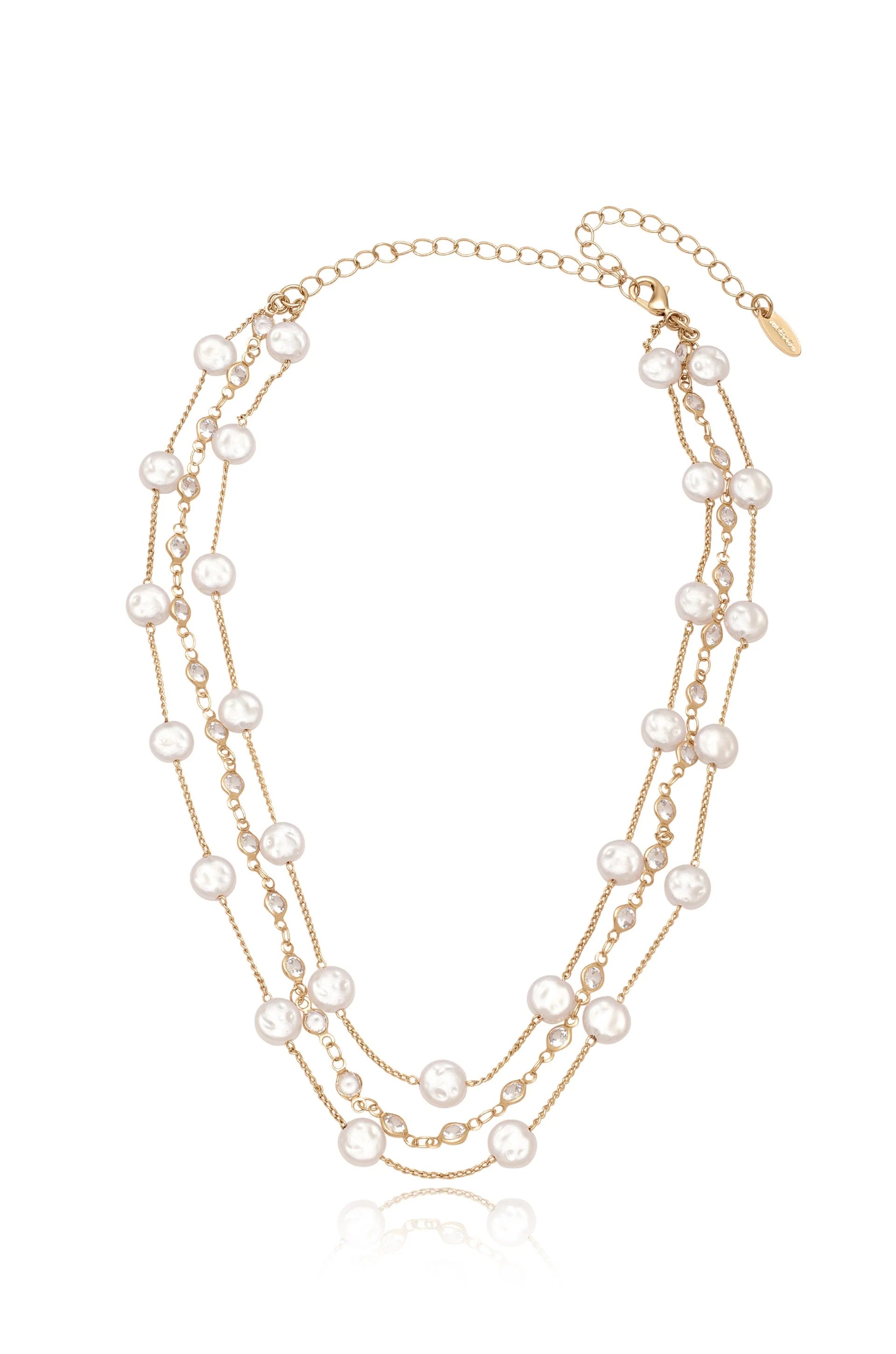 Dressed in Pearls Layered Necklace