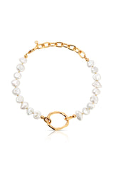 Freshwater Pearl Open Ring Choker