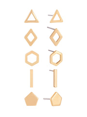 Geometric Boxed Stud Set