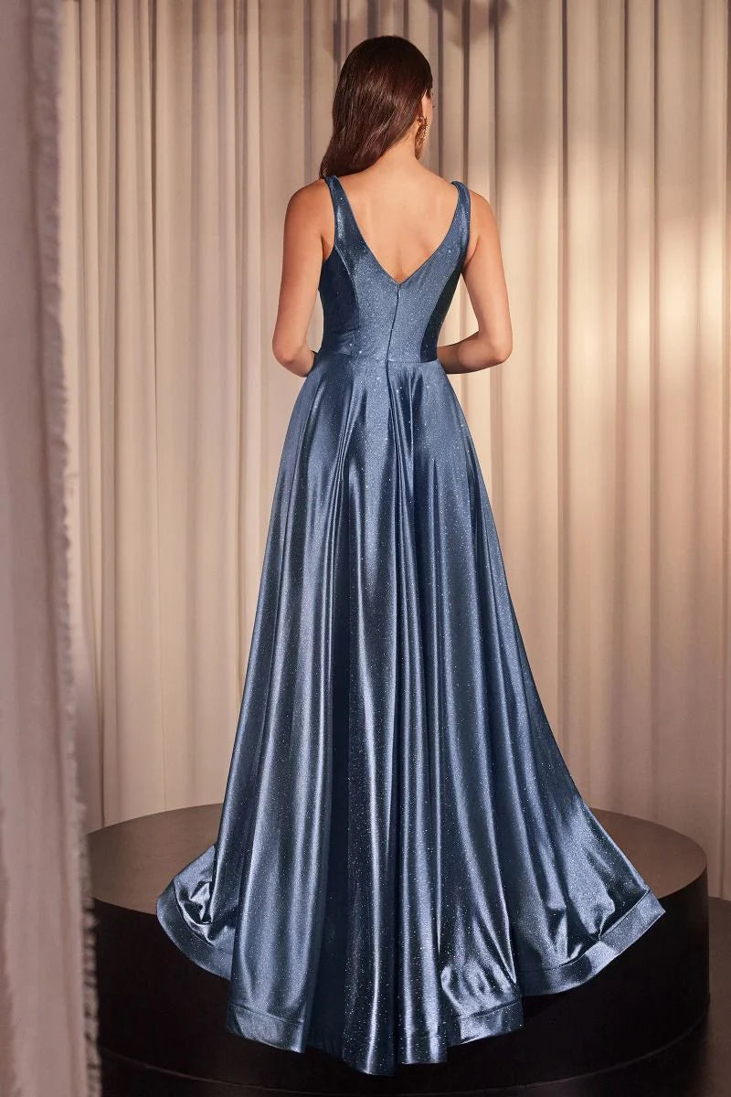 Cecily Gown - Smoky Blue