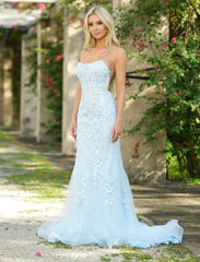 The Dutchess Gown - Light Blue