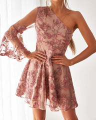 Davina Dress  - Embroidery Rose