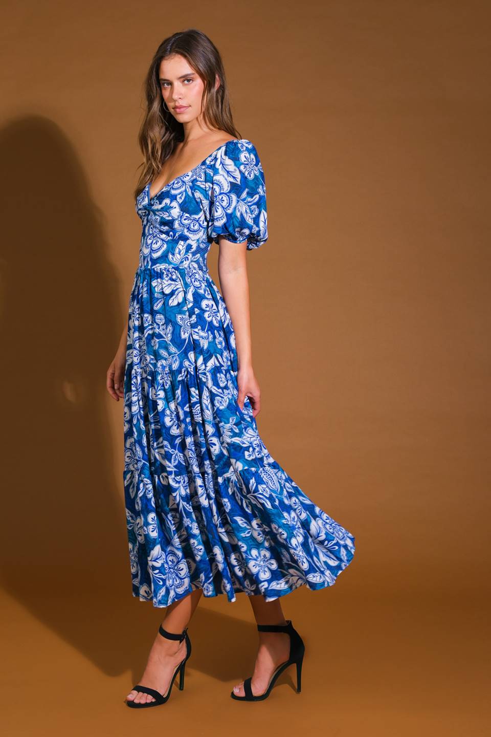 EXCEEDINGLY ELEGANT WOVEN MIDI DRESS