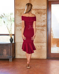 Brienne Dress -  Red