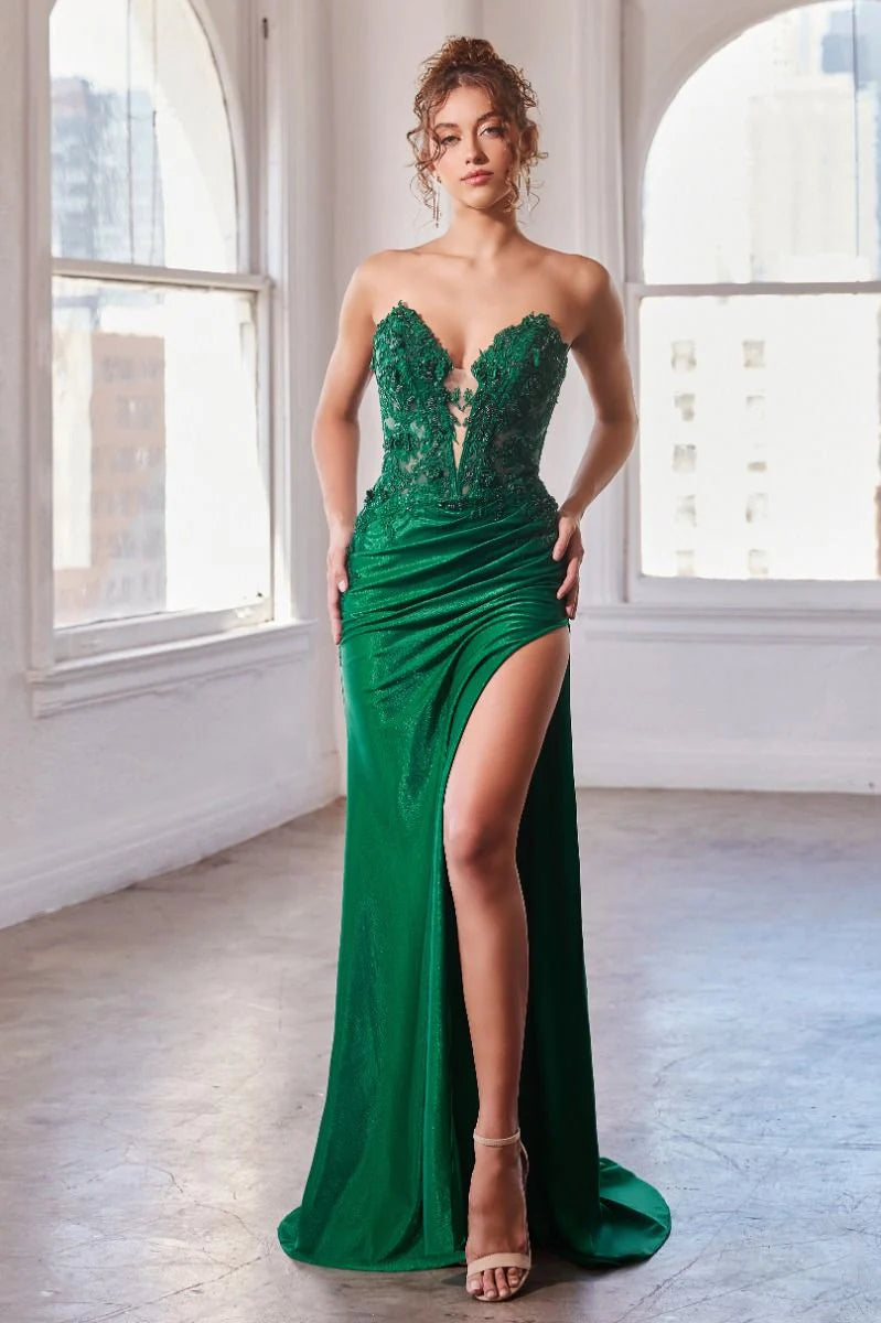 Desirae Gown - Emerald