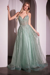 Wynter Gown - Crystal-Embellished A-Line Tulle Dress