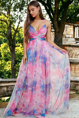 Flori Maxi Dress - Pink Multi