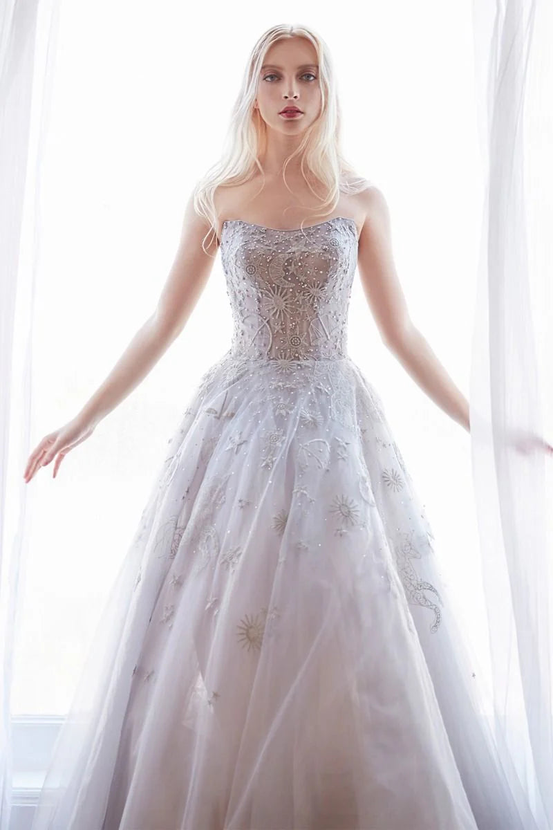 A0890 Constellation Selene Tulle Ball Gown - Andrea & Leo Couture