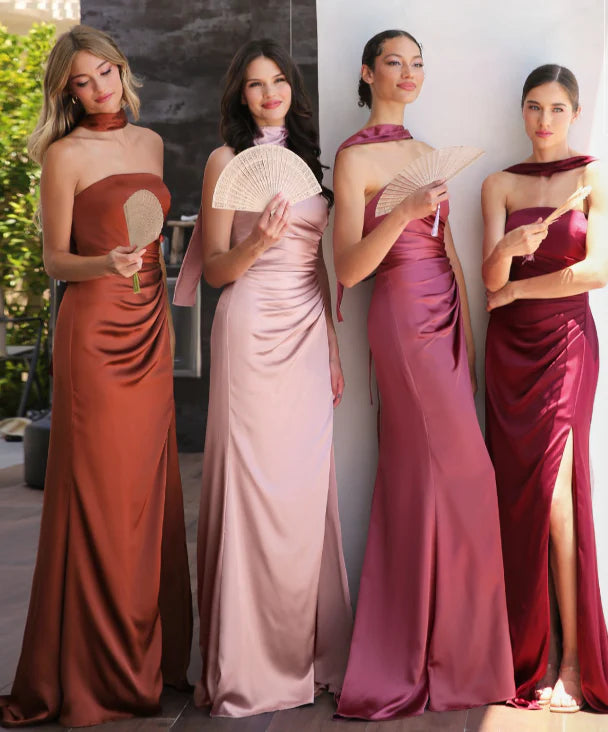 Nicolette Gown - Burgundy