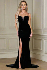 Shanti Gown - Black Velvet - FINAL SALE