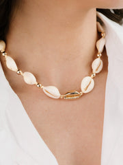 Out to Sea Cowrie Shell Necklace