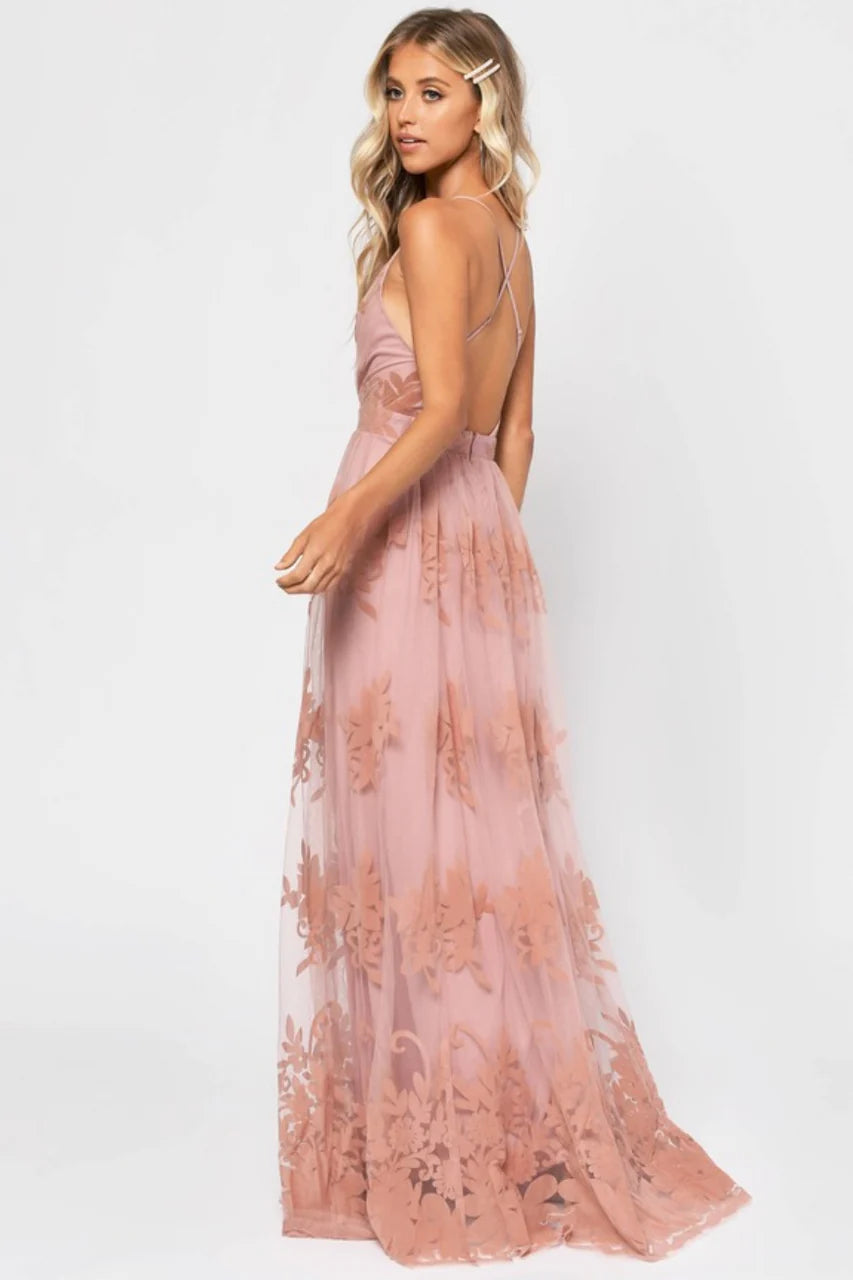 Promenade Maxi Dress - BLUSH