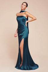 Nicolette Gown - French Navy