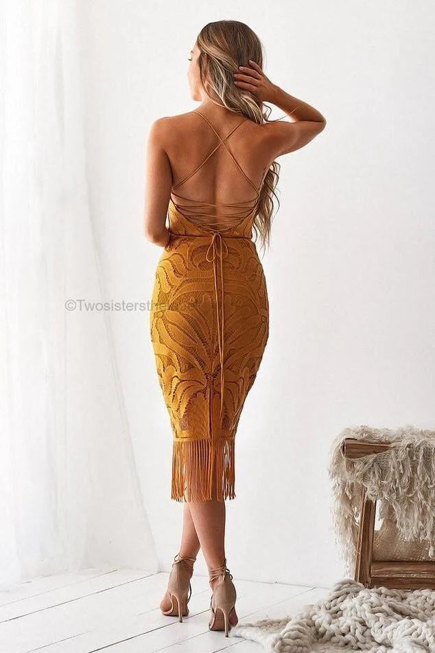 Khaleesi Dress - Mustard