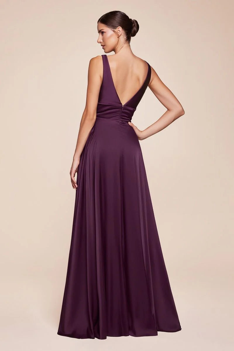 Kinsley Gown - Eggplant