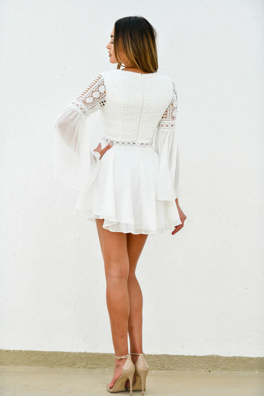 Alyse Dress - White