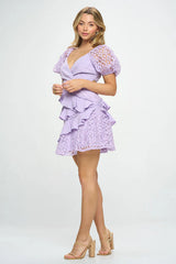 Size Small, Sandra Mini Dress - Lilac - FINAL SALE