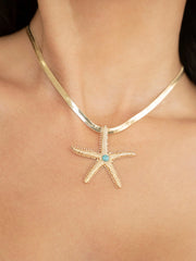 Mermaid Cove Starfish Pendant Necklace