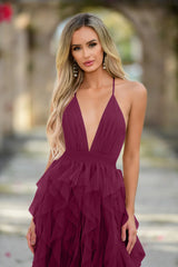 Alances Maxi Dress - Mulberry